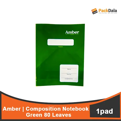 Picture of Composition Notebook Amber 80 Green 120pcsprcase