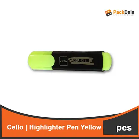 Picture of Highlighter Pen Cello Yellow 1s