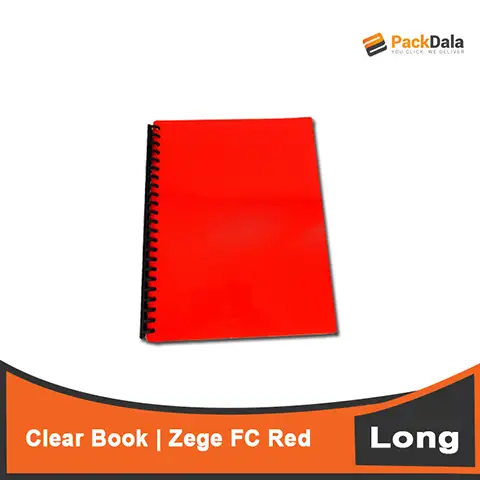 Picture of Clear Book  Red Long 20sx144pcs per case