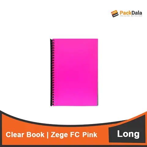 Picture of Clear Book  Pink Long  20sx144pcs per case