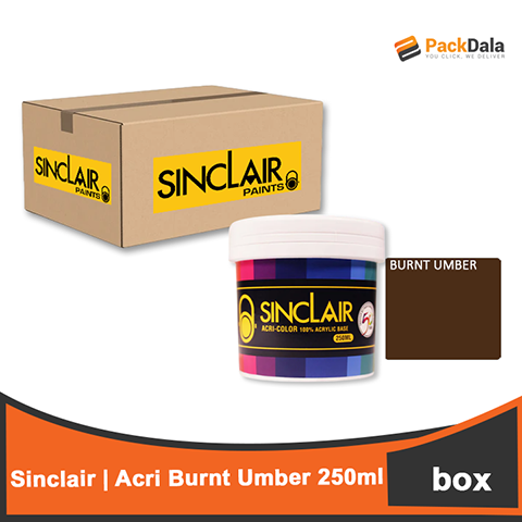 Picture of SINCLAIR Acri 1224 B Umber 250ml x 48pcs rp BOX