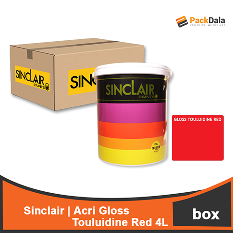 Picture of SINCLAIR Acri Gloss T Red 4Lx4pcs rp