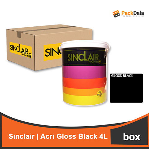 Picture of SINCLAIR Acri Gloss Black 4Lx4pcs rp