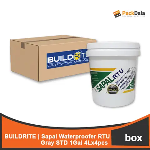 Picture of BUILDRITE SAPAL Waterproofer RTU Gray STD 1Gal 4L x4 pcs rp